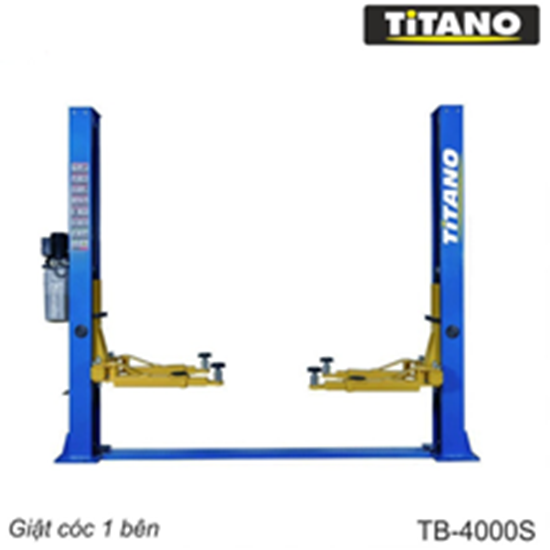 Picture of Cầu nâng 2 trụ TiTANo TB-4000S - 4 Tấn, giằng dưới, giật 1 bên